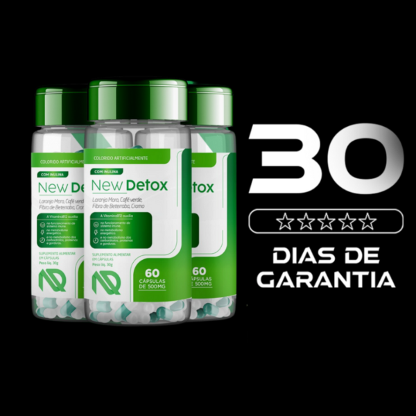 New Detox - O Suplemento Favorito das Influenciadoras com Abordagem Revolucionária 30 dias de garantia